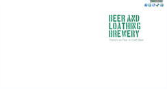 Desktop Screenshot of beerandloathingbrewery.com