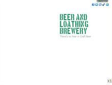 Tablet Screenshot of beerandloathingbrewery.com